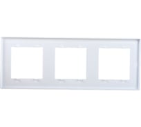 Рамка Simon 3 поста, бел 2400630-030