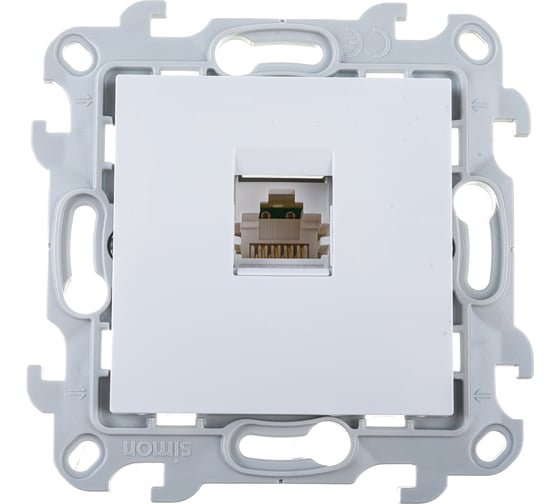 Розетка Simon RJ45 кат 5e UTP, бел 2410598-030