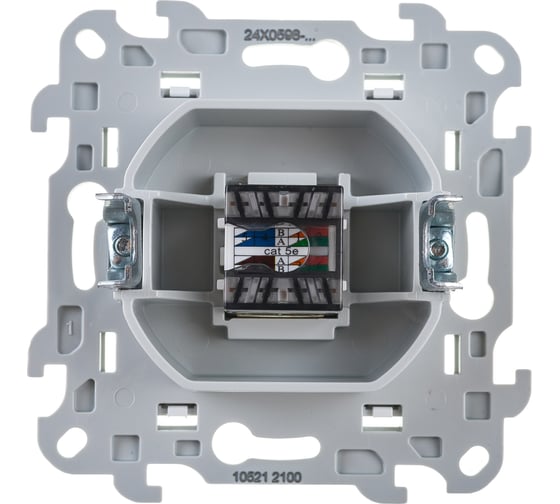 Розетка Simon RJ45 кат 5e UTP, бел 2410598-030