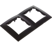 Универсальная рамка Simon 2 поста, графит 1500620-038