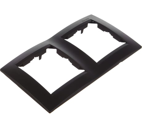 Универсальная рамка Simon 2 поста, графит 1500620-038