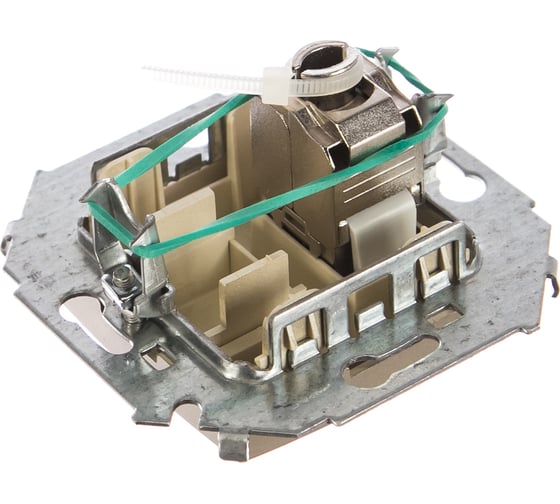 Компьютерная розетка Simon RJ45 кат.6а АМР, FTP, шампань 1591563-034