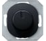 Поворотно-нажимной диммер Aling-conel EON для LED, механизм, 0-100W чёрный soft touch арт. E6175.E1 1