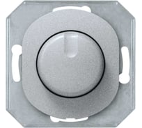 Поворотно-нажимной диммер Aling-conel EON для LED, механизм, 0-100W серебряный арт. E6175.S