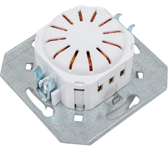 Поворотно-нажимной диммер Aling-conel EON механизм, 40-400W/VA 230V/50Hz белый арт. E617.0
