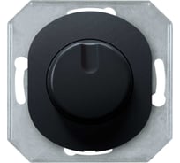 Поворотно-нажимной диммер Aling-conel EON механизм, 40-400W/VA 230V/50Hz чёрный soft touch арт. E617.E1