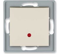 1-клавишный выключатель Aling-conel PRESTIGE с индикацией, механизм, 10AX 250V кремовый арт. 6025.9