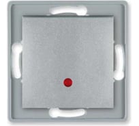 1-клавишный выключатель Aling-conel PRESTIGE с индикацией, механизм, 10AX 250V серебряный арт. 6025.S