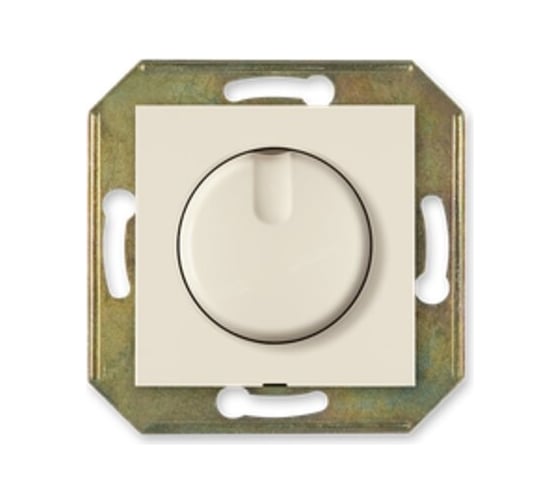 Поворотно-нажимной диммер Aling-conel PRESTIGE для LED, механизм, 0-100W кремовый арт. 60175.9