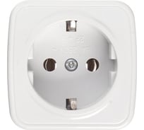 Розетка Retic Technolink Electric накладная с заземлением, 16A, пластик, IP20, цвет белый ELECTRIC-012