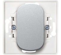 Проходной выключатель Aling-conel EON 1-клавишный с узкой кнопкой МЕХАНИЗМ 10AX 250V серебряный арт. E607U.S