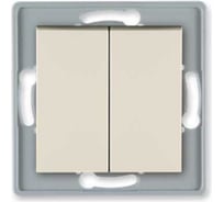 Проходной выключатель Aling-conel PRESTIGE 2-клавишный МЕХАНИЗМ 10AX 250V кремовый арт. 60072.9