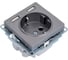 Розетка 16а c 2 usb a+a Systeme Electric Atlasdesign сталь, 5в/2,4 а, 2x5в/1,2 а ATN000930 2