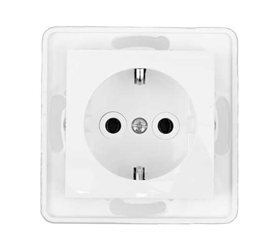 Розетка Aling-conel PRESTIGE /набор 5 шт./ с заземлением МЕХАНИЗМ 16A 250V белая /арт. / 6030.0 Н5