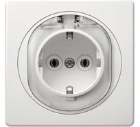 Розетка Aling-conel EON с заземлением с крышкой 16A 250V белая /арт. / E633.00