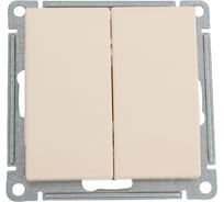 2-клавишный переключатель Systeme Electric Wessen 59 слоновая кость 10ах VS610-256-2-86