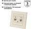 Розетка телефонная rj11 + компьютерная rj45 TDM ELECTRIC слоновая кость "сенеж" SQ1816-0148 4