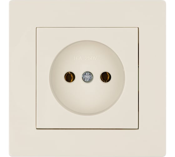 Розетка TDM ELECTRIC 2п 10А 250В слоновая кость "сенеж" SQ1816-0130