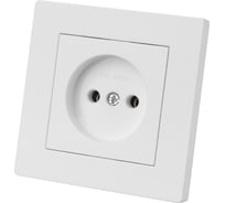 Розетка TDM ELECTRIC 2п 10А 250В белая "сенеж" SQ1816-0030