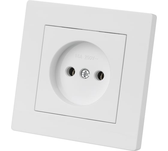 Розетка TDM ELECTRIC 2п 10А 250В белая "сенеж" SQ1816-0030