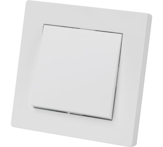 Выключатель 1 клавишный TDM 10А белый "сенеж" SQ1816-0010 1