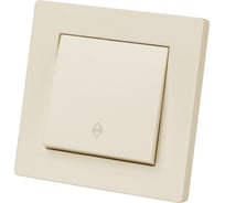 Выключатель 1 клавишный на 2 направления TDM 10А слоновая кость "сенеж" SQ1816-0115