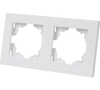 Рамка 2-х постовая TDM ELECTRIC белая "сенеж" SQ1816-0055