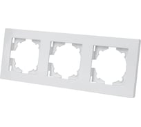 Рамка 3-х постовая TDM ELECTRIC белая "сенеж" SQ1816-0056