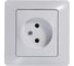 Механизм розетки 1-м Systeme Electric (Schneider Electric) GLOSSA, без заземления, белый, арт. GSL000141 6