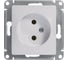 Механизм розетки 1-м Systeme Electric (Schneider Electric) GLOSSA, без заземления, белый, арт. GSL000141 9