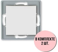 Выключатель 1-клавишный однополюсный Aling-conel PRESTIGE /набор 2 шт./ МЕХАНИЗМ 10AX 250V белый /арт. / 6005.0 Н2