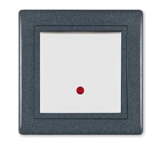 Выключатель 1-клавишный Aling-conel PRESTIGE с индикацией 10AX 250V графит-графит-белый /арт. / 625.220 1