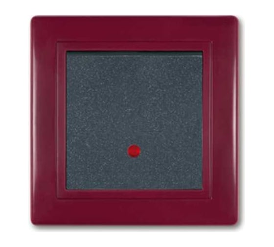 Выключатель 1-клавишный Aling-conel PRESTIGE с индикацией 10AX 250V бордо-бордо-графит /арт. / 625.332 1