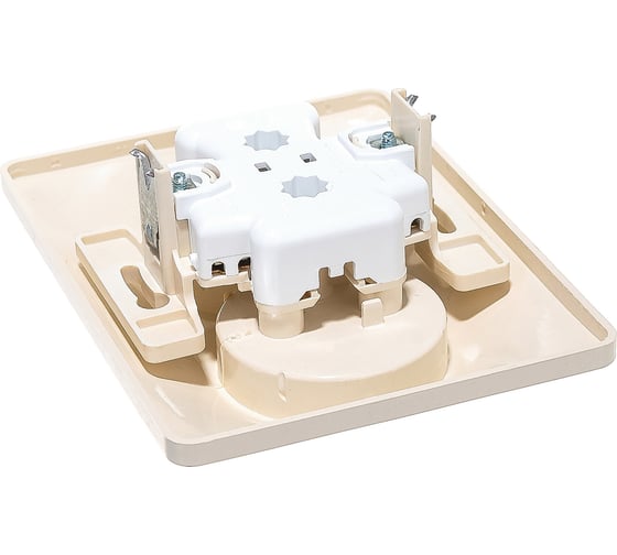 Розетка Systeme Electric 2-м GLOSSA без заземления, бежевая SchE GSL000220