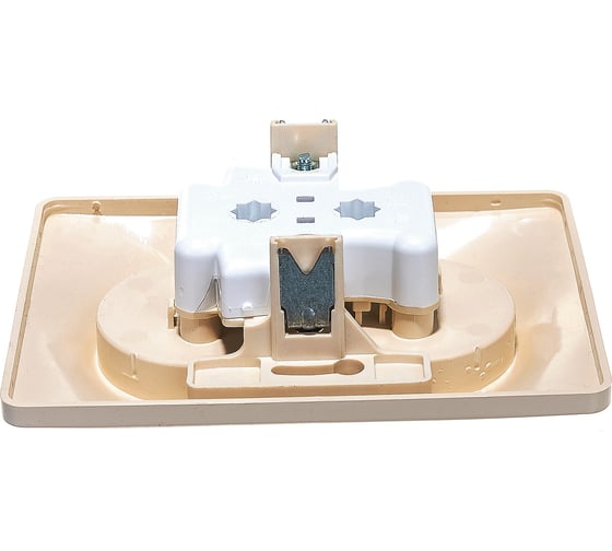 Розетка Systeme Electric 2-м GLOSSA без заземления, бежевая SchE GSL000220