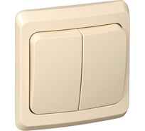 Выключатель 2-кл. СП Systeme Electric (Schneider Electric) Этюд, 10 А, с индикацией, кремовый, арт. BC10-006K