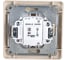 Выключатель Systeme Electric 1-клавишный GLOSSA бежевый SchE GSL000212 3