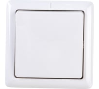 Выключатель Systeme Electric 1-клавишный ОП Хит 6А белый SchE ВА16-131-Б VA16-131-B ВА16-131-б