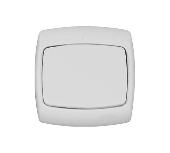 Выключатель Systeme Electric 1-клавишный СП Рондо 6А бел. SchE С16-067 S16-067-BI С16-067-би