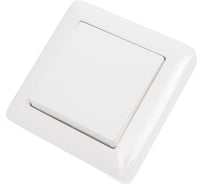 Выключатель Systeme Electric 1-клавишный СП Хит 6А белый SchE ВС16-133-Б VS16-133-B ВС16-133-б