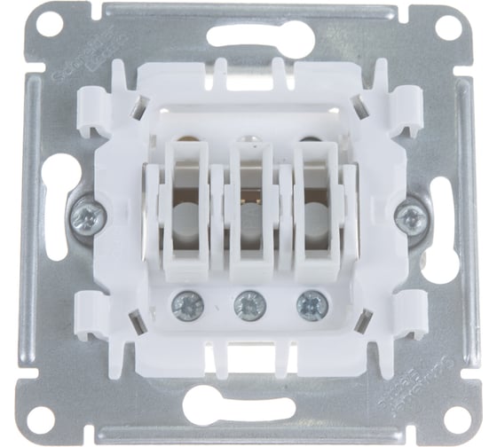 Механизм выключателя Systeme Electric 3-клавишный GLOSSA белый SchE GSL000131