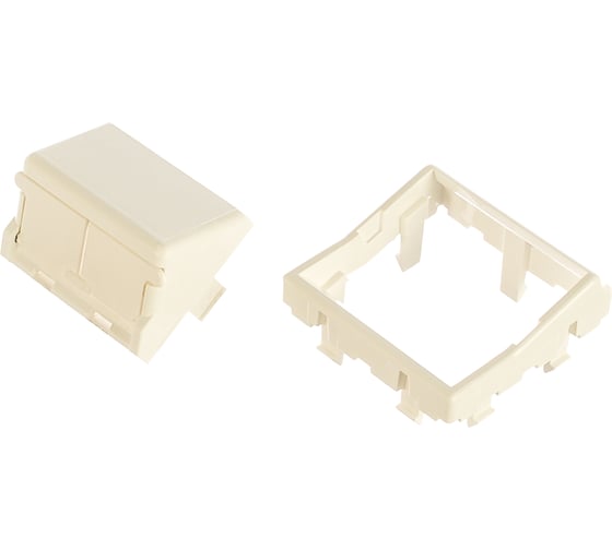 Лицевая панель PANDUIT CFPFS2SAW для 2- мод. Mini-Com, 45х45мм 29432