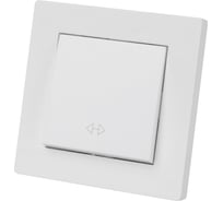 1-клавишный перекрестный выключатель TDM ELECTRIC 10а, белый, "сенеж" SQ1816-0019