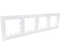 4-местная рамка Bylectrica серия АСТРУМ, белый ЮЛИГ.735212.574