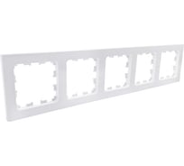 5-местная рамка Bylectrica серия АСТРУМ, белый ЮЛИГ.735212.575