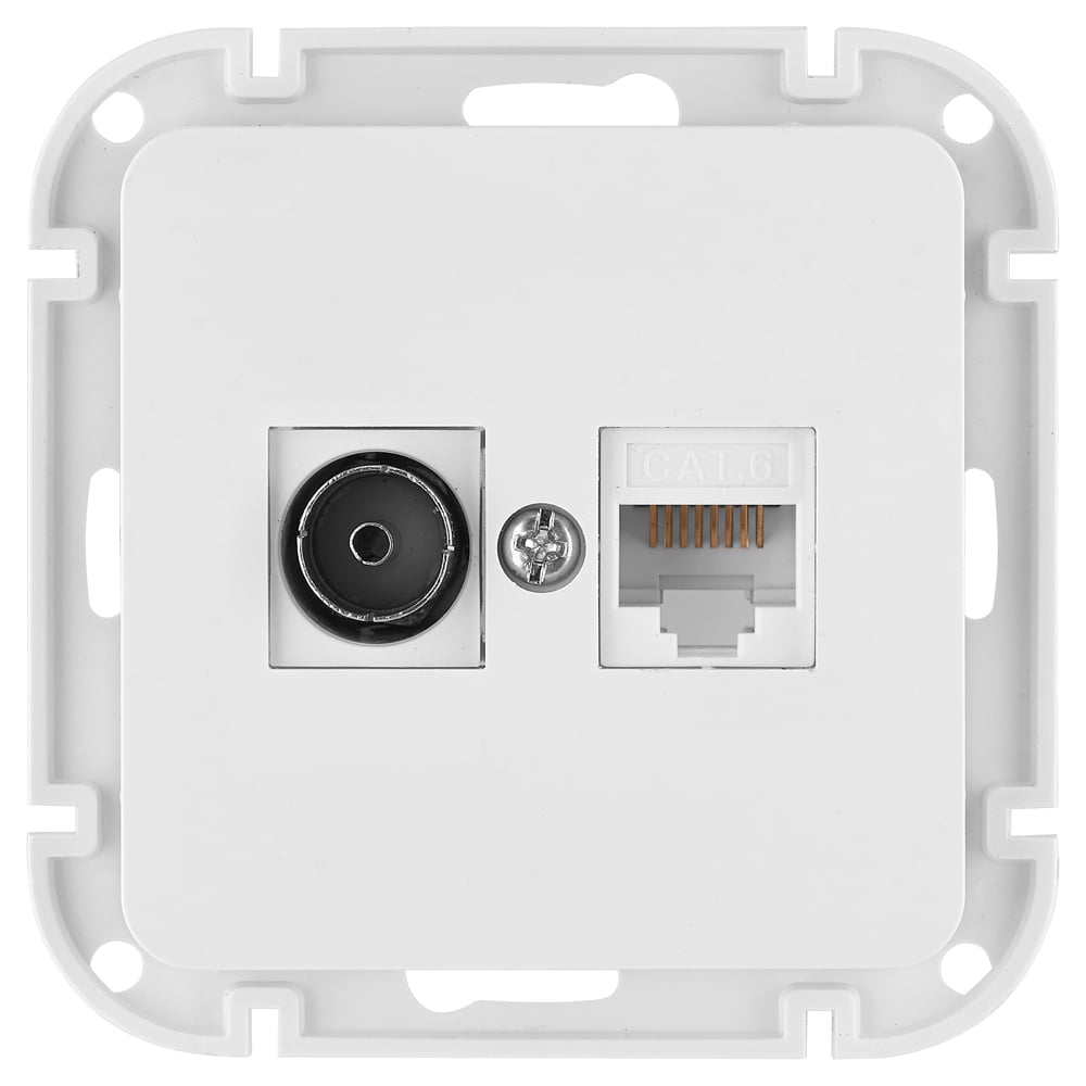 Механизм розетки компьютерная +ТВ Bylectrica скрытая установка серия ...