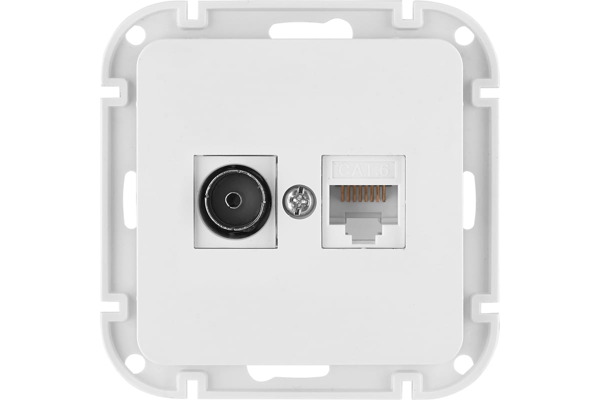 Механизм розетки компьютерная +ТВ Bylectrica скрытая установка серия ...