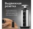 Блок розеток Mebax LK 4 секции Серебро Механический 00-00000228 2