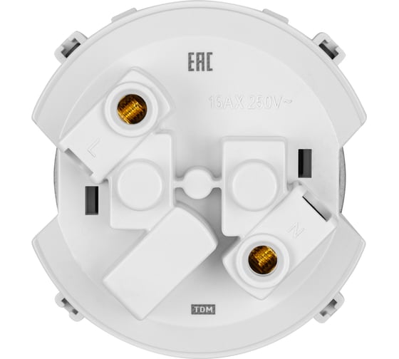 Розетка TDM ELECTRIC 2п 16а 250в с защитными шторками шампань, "байкал" SQ1819-0508