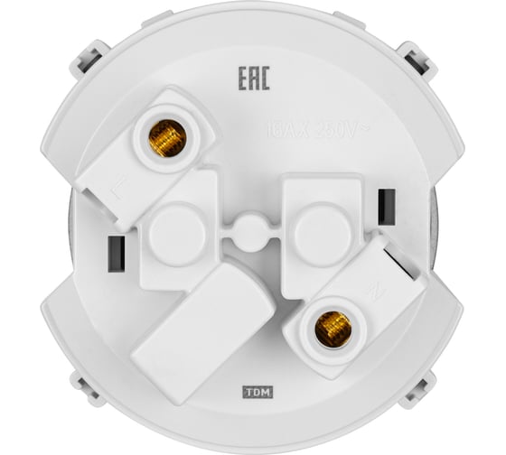 Розетка TDM ELECTRIC 2п 16а 250в с защитными шторками бронза, "байкал" SQ1819-0408